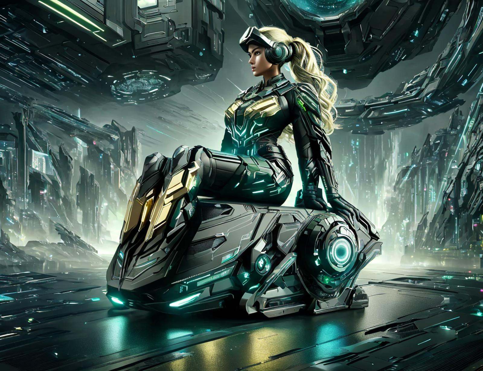 masterpiece illustration,  detailed,  DonMU17r4G34r female terraformer on Tensor.Art