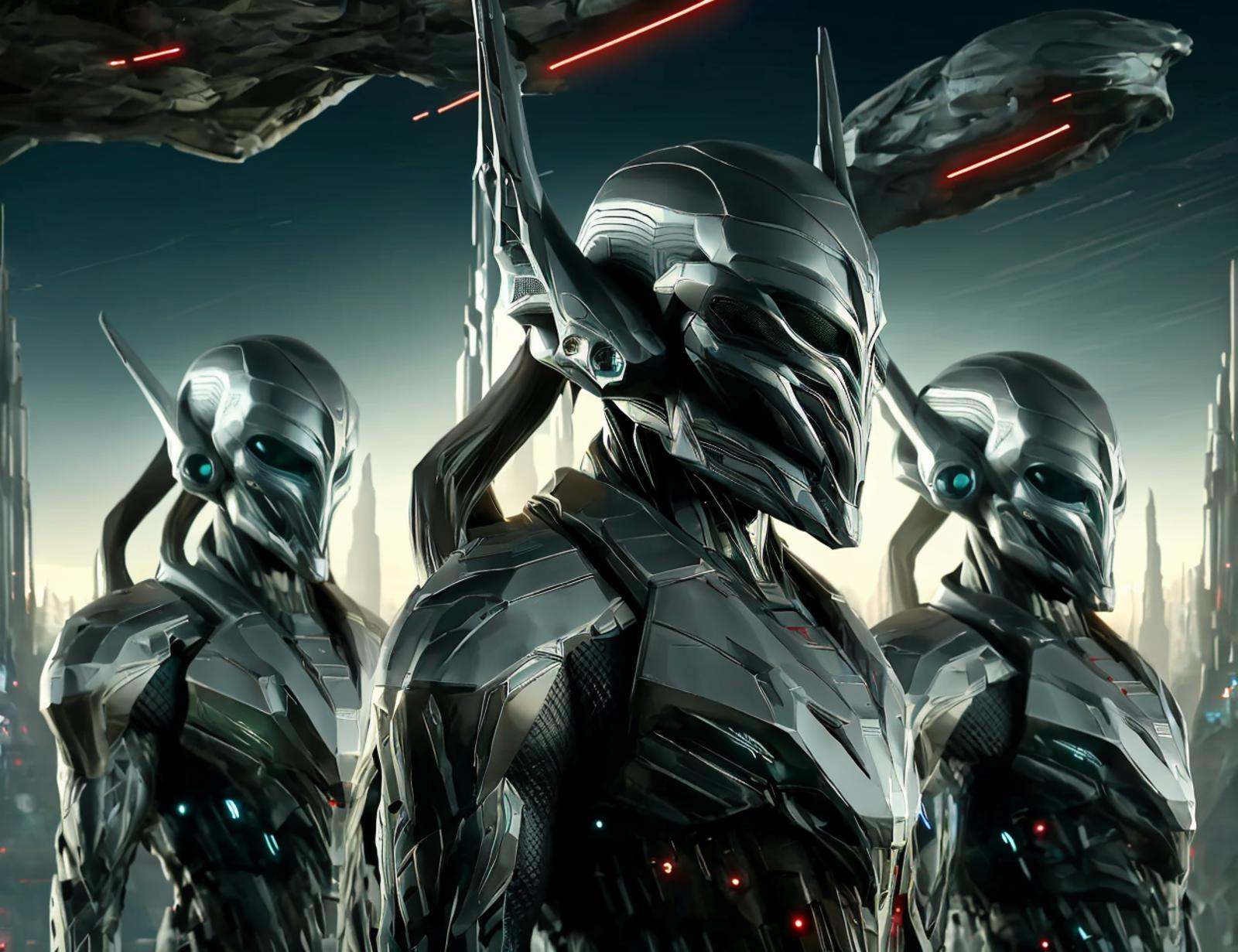 masterpiece illustration,  detailed,  DonMU17r4G34r male alien- extraterrestrial creatures with unique physiologies on Ten...