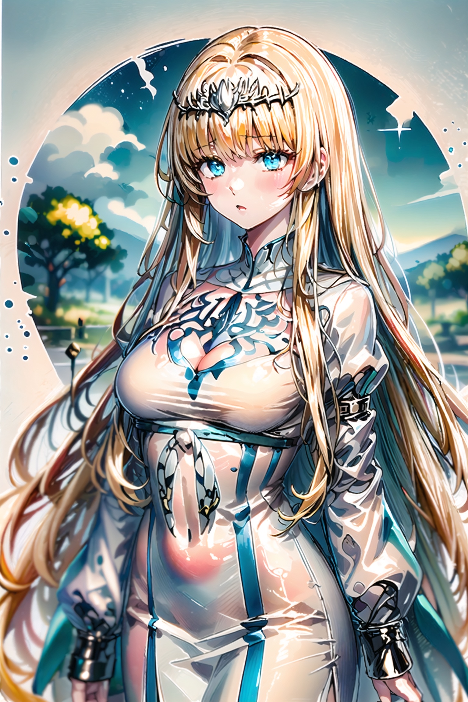 WtrClr,  CrclWc,  simple background on Tensor.Art