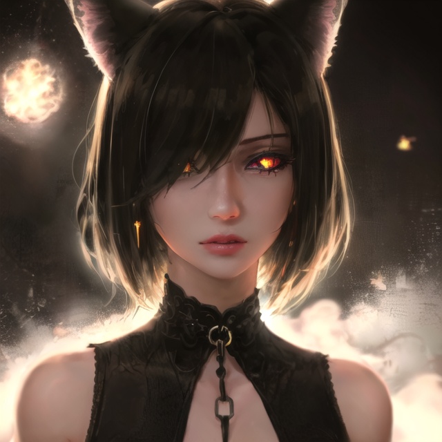epicDiP,  1girl,  catgirl on Tensor.Art