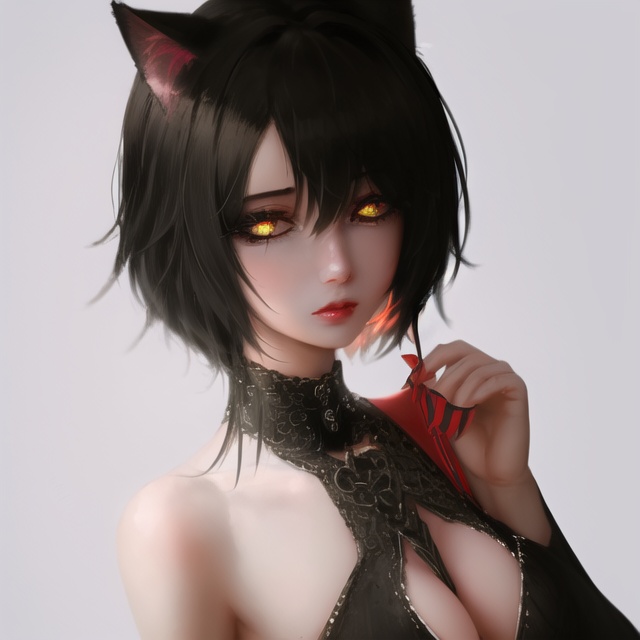 epicDiP,  1girl,  catgirl on Tensor.Art