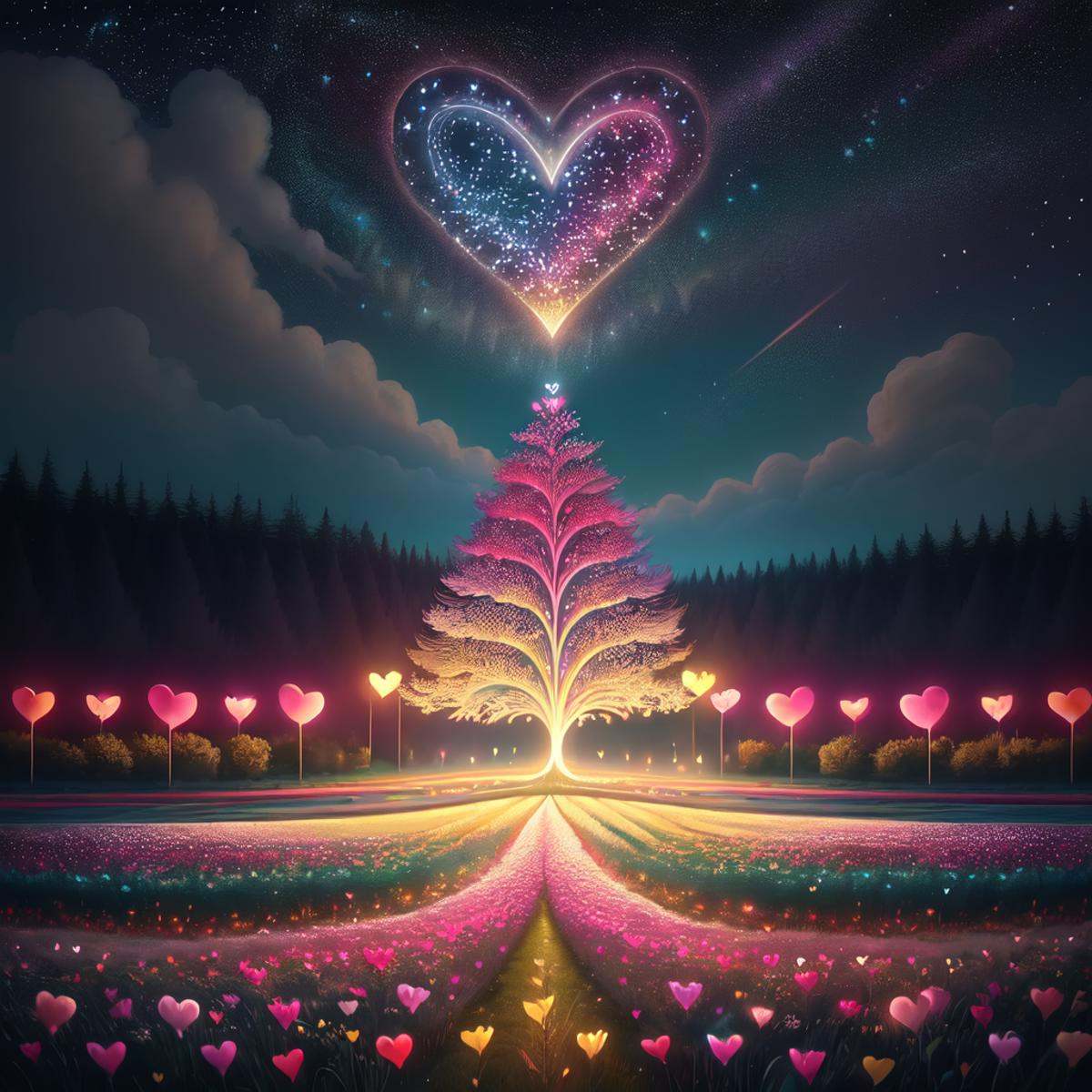 ValentineNatureStyle,  flower,  outdoors on Tensor.Art