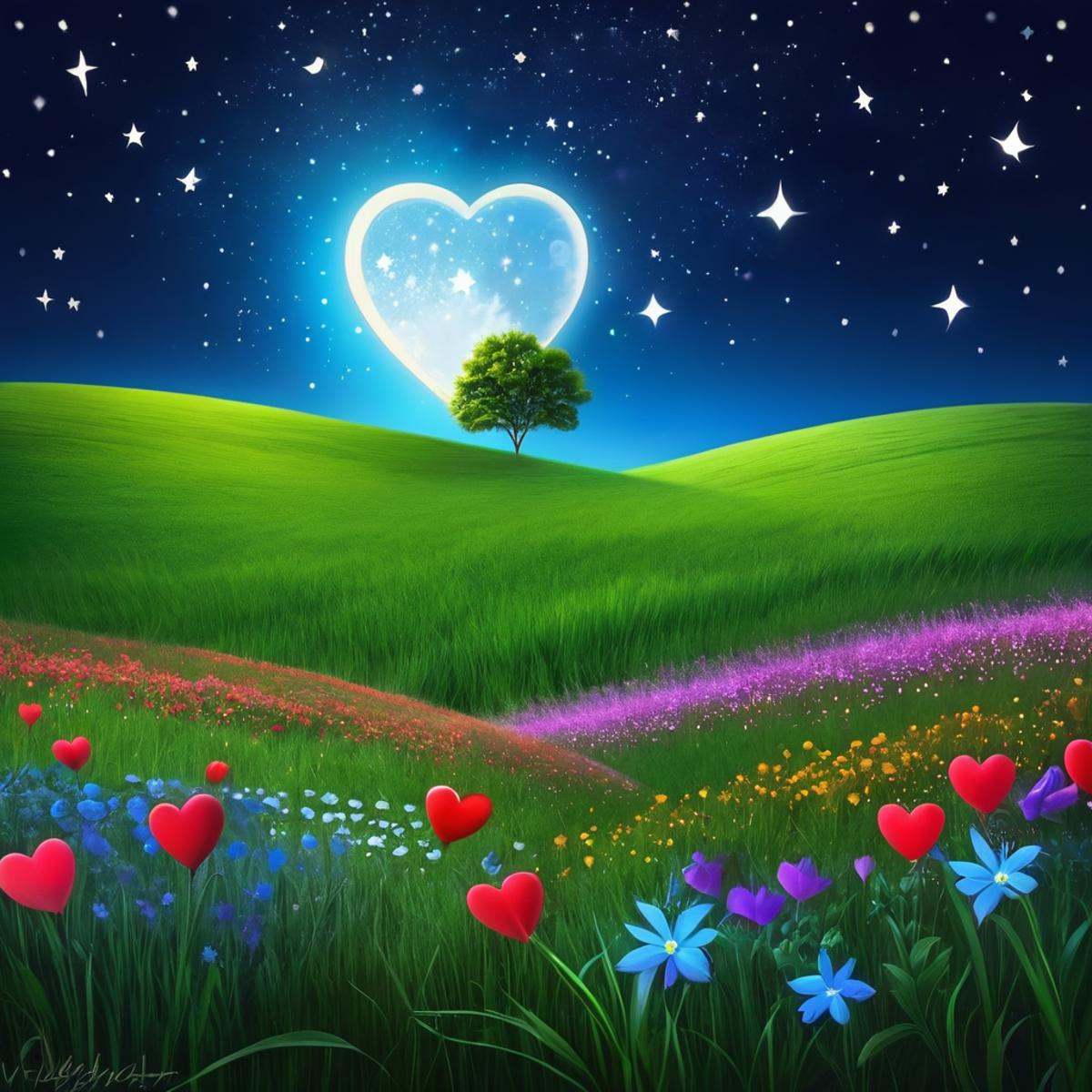 ValentineNatureStyle,  flower,  outdoors on Tensor.Art