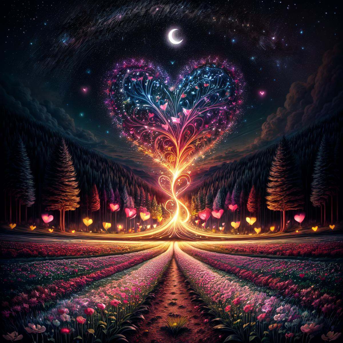 ValentineNatureStyle,  flower,  outdoors on Tensor.Art