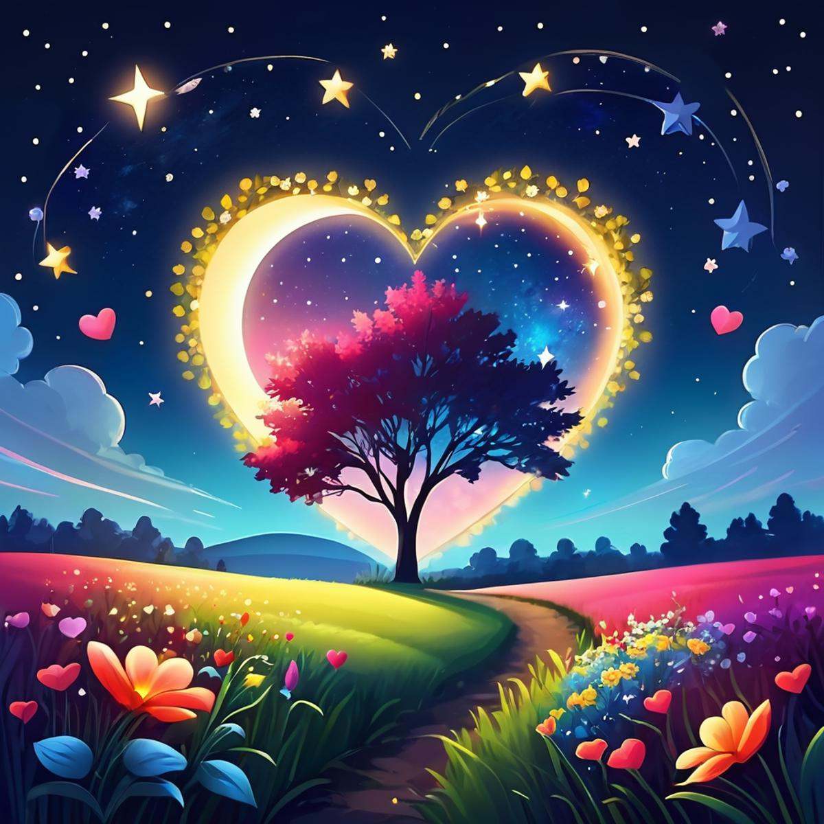 ValentineNatureStyle,  flower,  outdoors on Tensor.Art