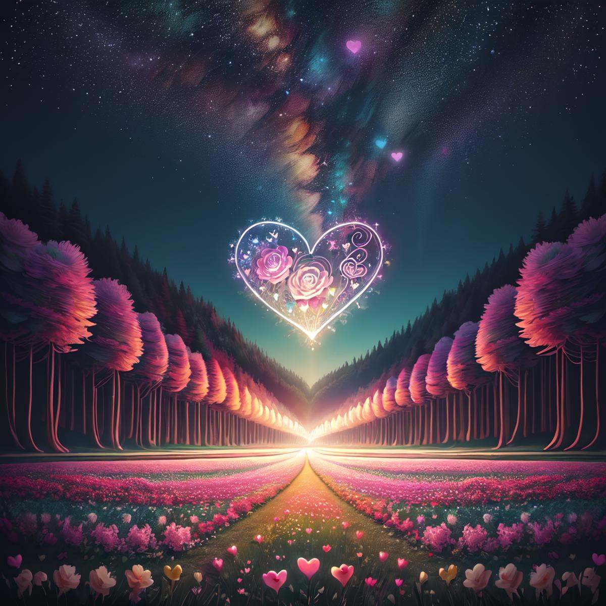 ValentineNatureStyle,  flower,  outdoors on Tensor.Art