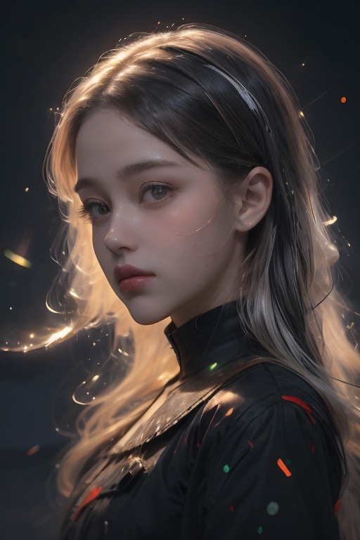 A breathtaking monochrome artistic masterpiece by T Mann,  seamlessly combining Alaiganuza and Alphonse Mucha styles. The...