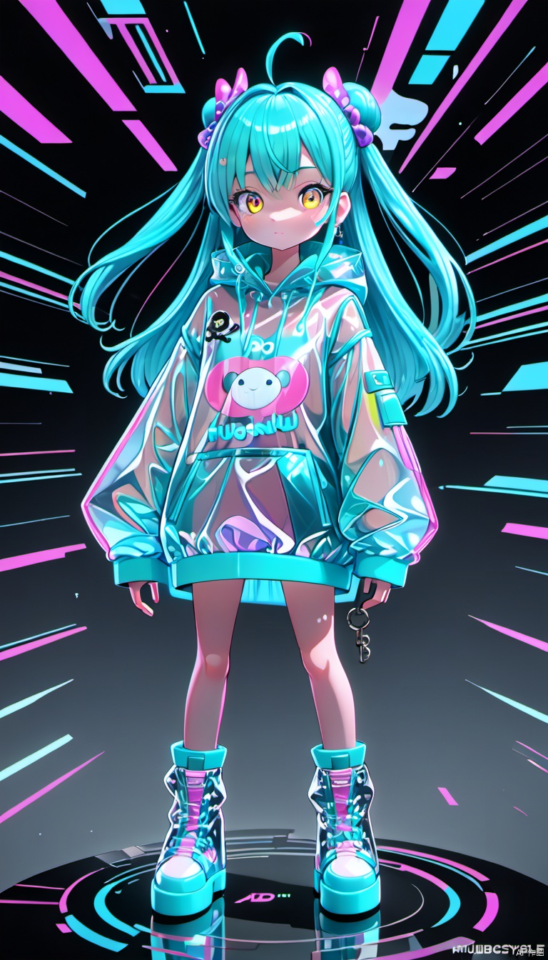 3D IP\(hubgstyle)\, professional 3d model of hubggirl, anime artwork pixar,3d style, good shine, OC rendering, highly detailed, volumetric, dramatic lighting, transparent color PVC clothing, transparent color vinyl clothing, prismatic, holographic, chromatic aberration, fashion illustration, masterpiece, girl with harajuku fashion, looking at viewer, 8k, ultra detailed, pixiv, masterpiece,best quality,super detail, anime style, key visual, vibrant, studio anime,