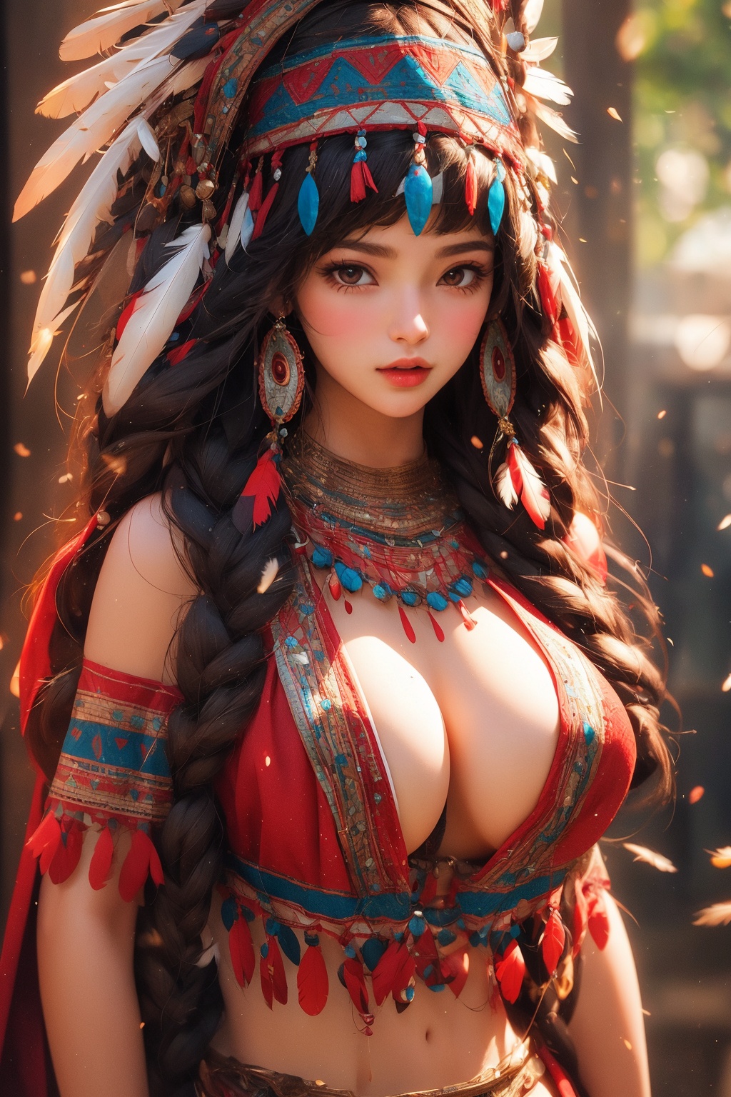 busty and sexy girl,  8k,  masterpiece on Tensor.Art