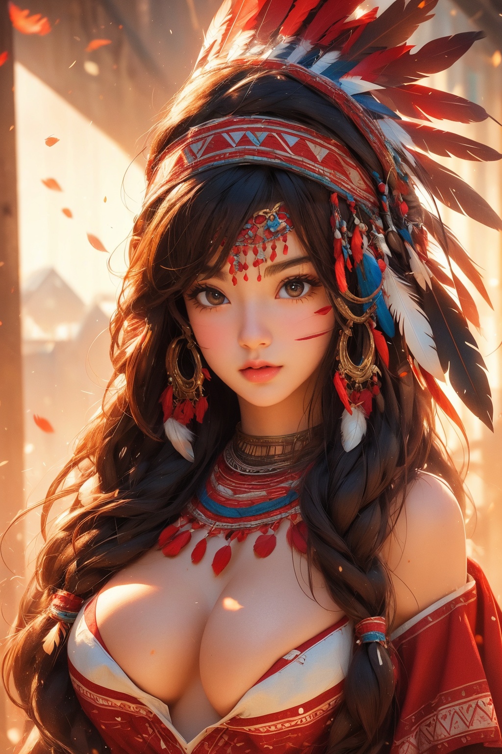 busty and sexy girl,  8k,  masterpiece on Tensor.Art