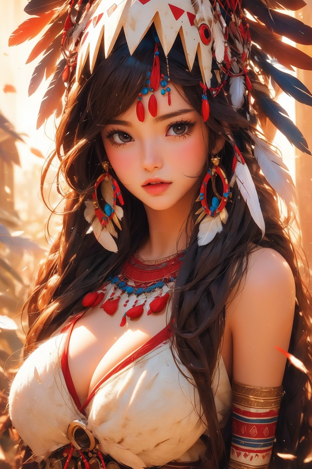 busty and sexy girl,  8k,  masterpiece on Tensor.Art