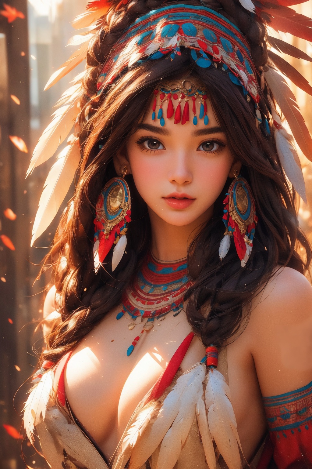 busty and sexy girl,  8k,  masterpiece on Tensor.Art