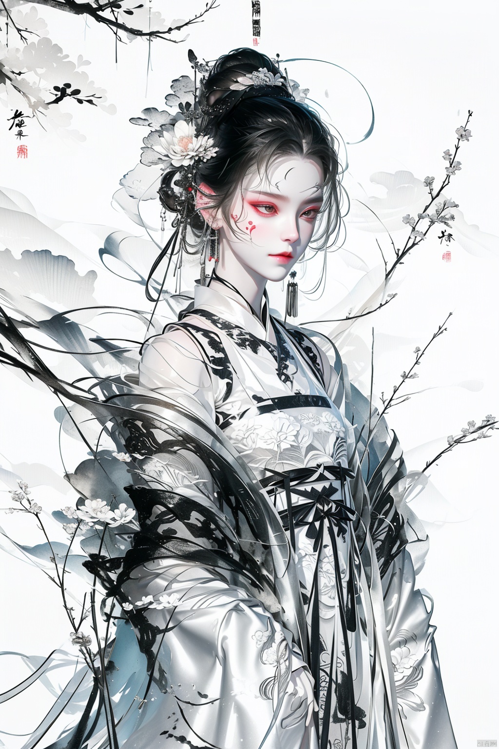 a girl,  xianjing,  Off-the-shoulder by 林可 on Tensor.Art