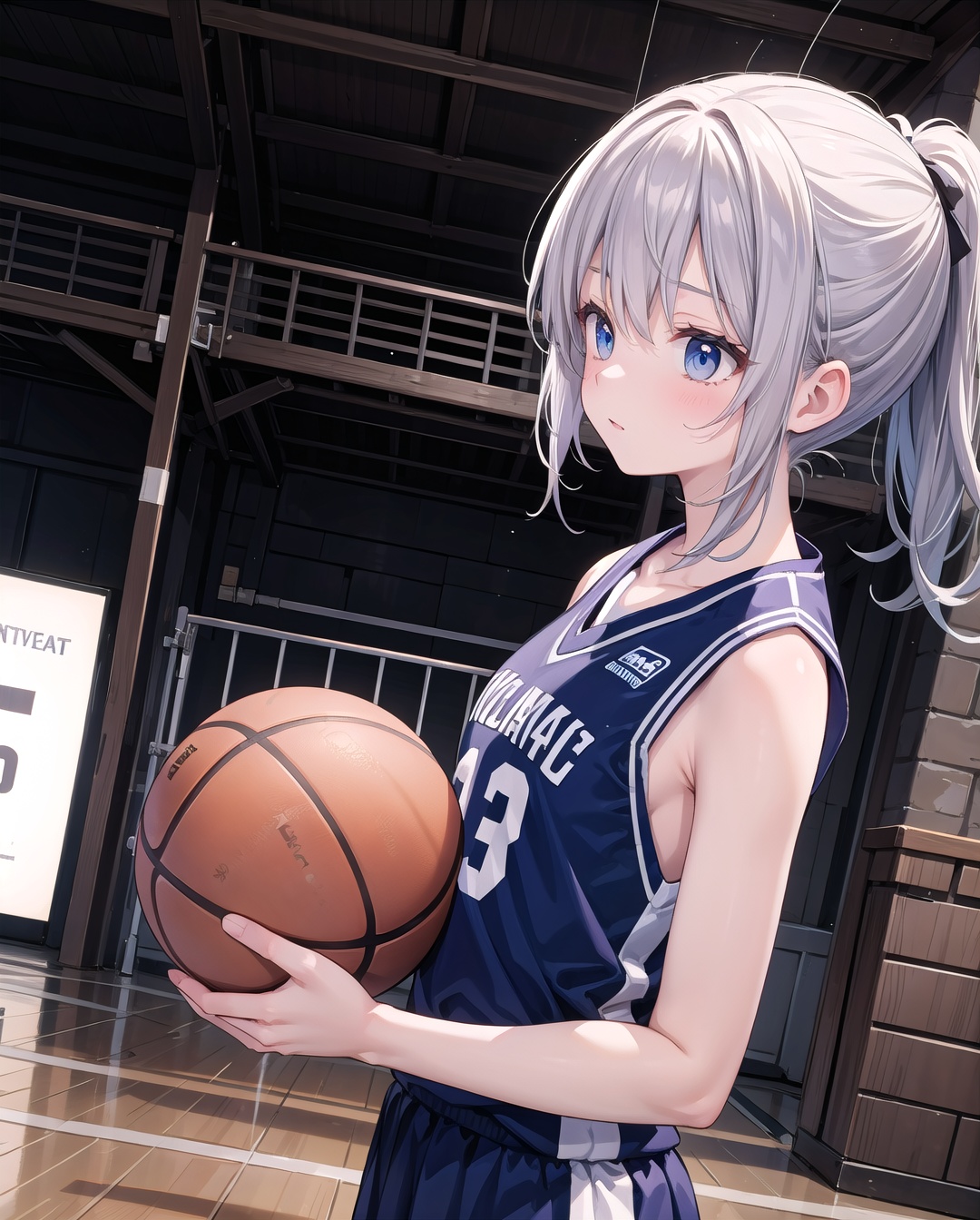 (masterpiece),  1girl,  ponytail on Tensor.Art