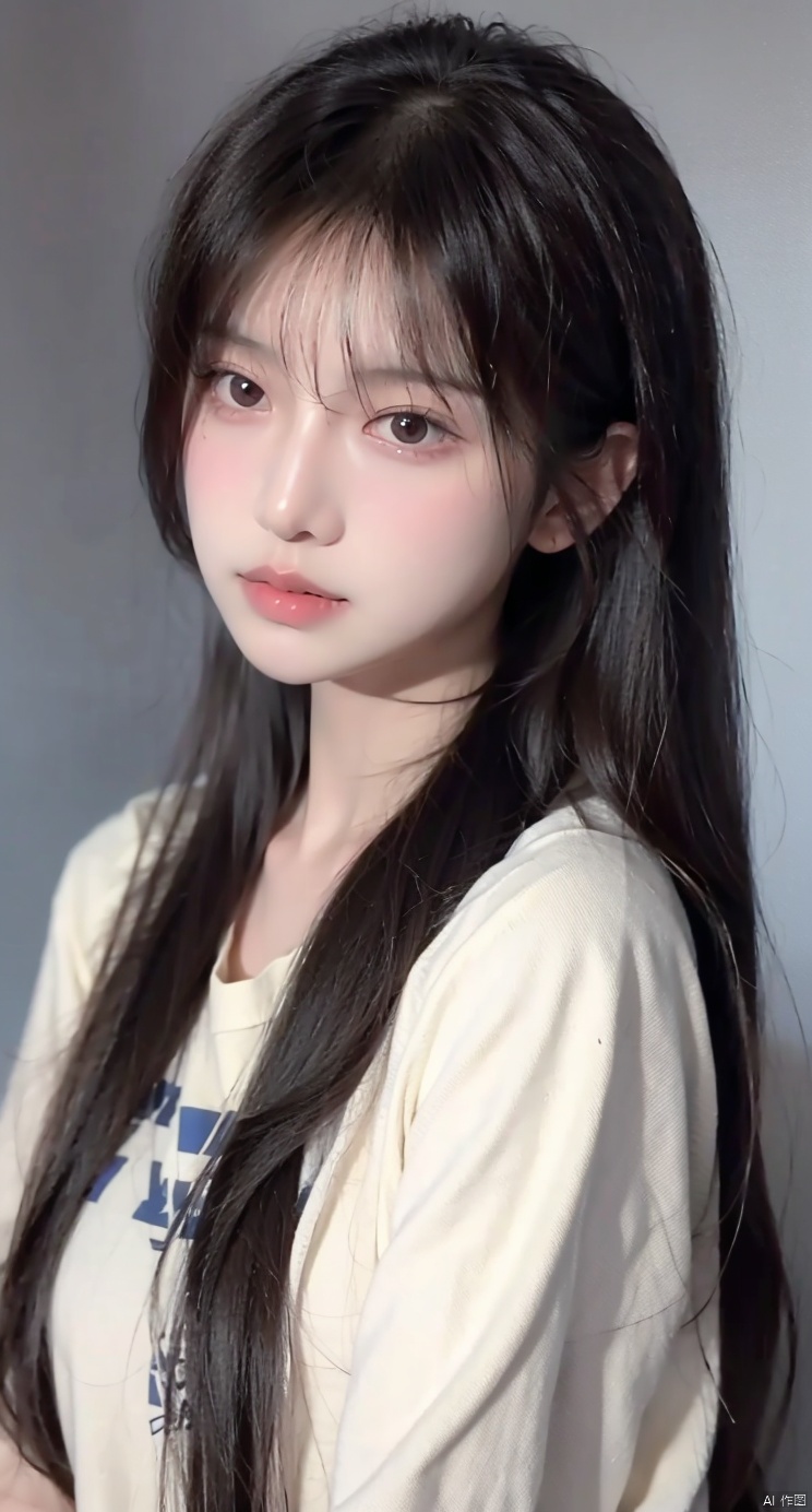girl,bust,simple_background,16 years old