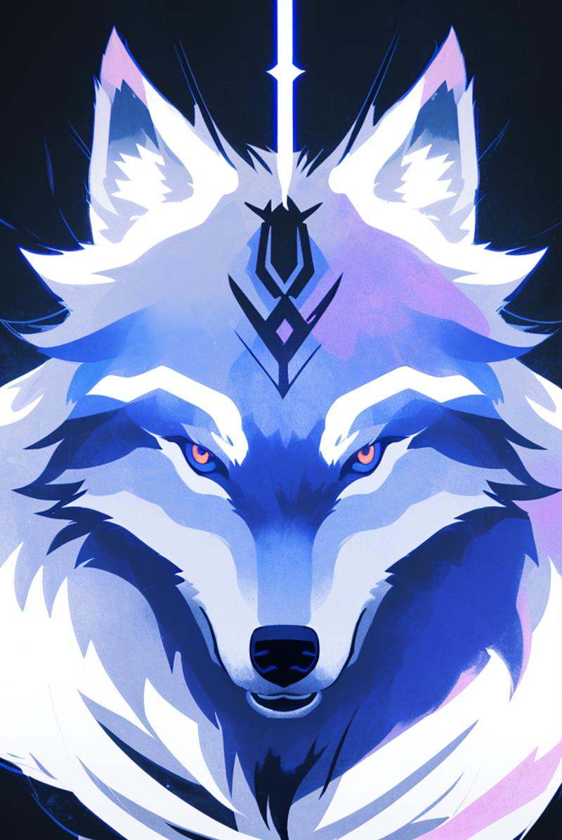 Wolf logo on Tensor.Art