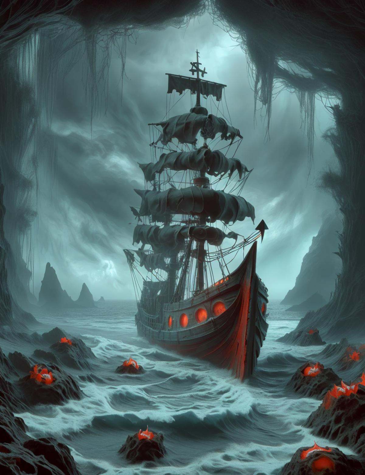 DonMV00d00 cinnabar nautical nature sulfur on Tensor.Art