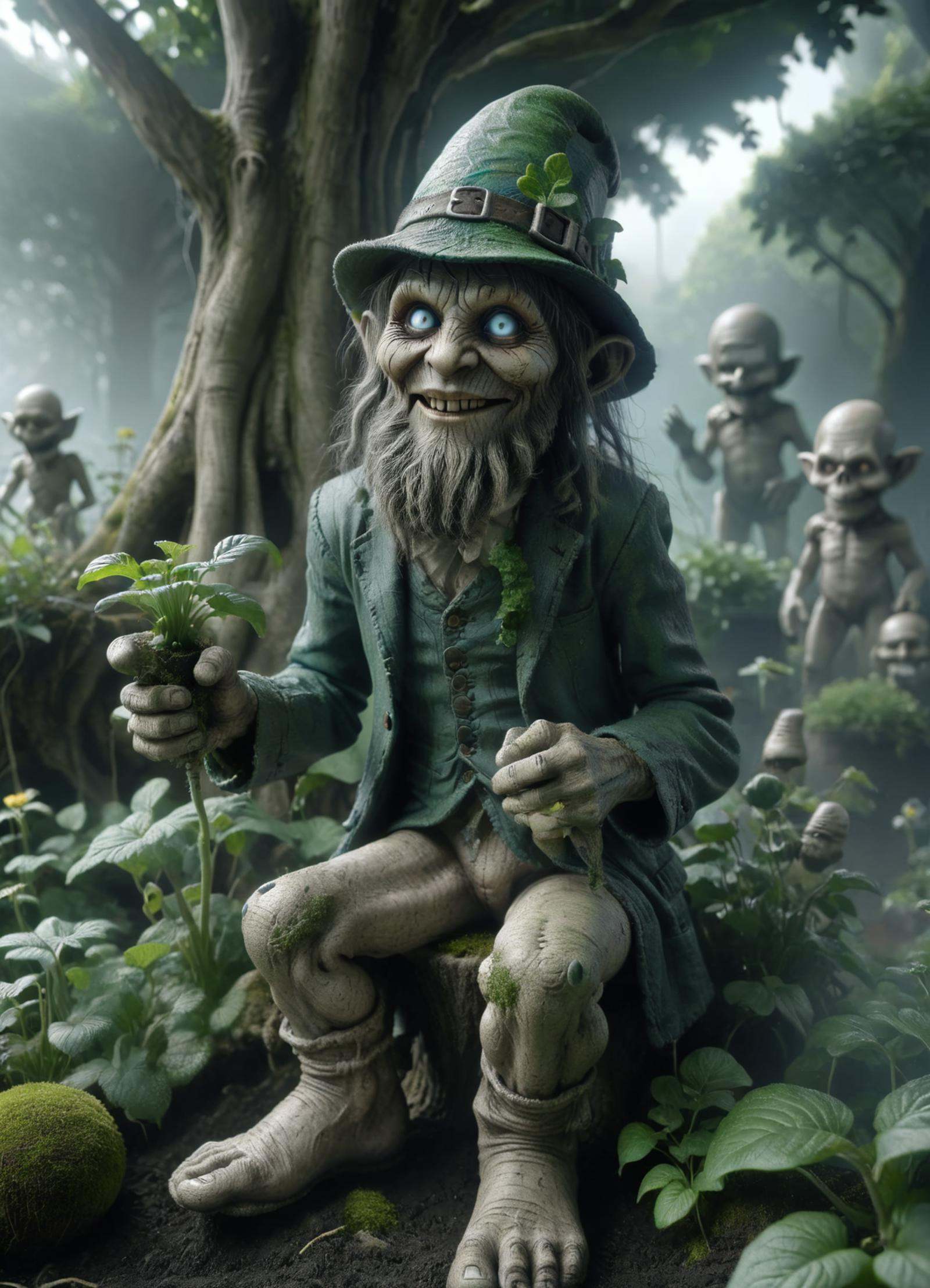 DonMV00d00XL homunculus,  leprechaun,  1 feet small on Tensor.Art
