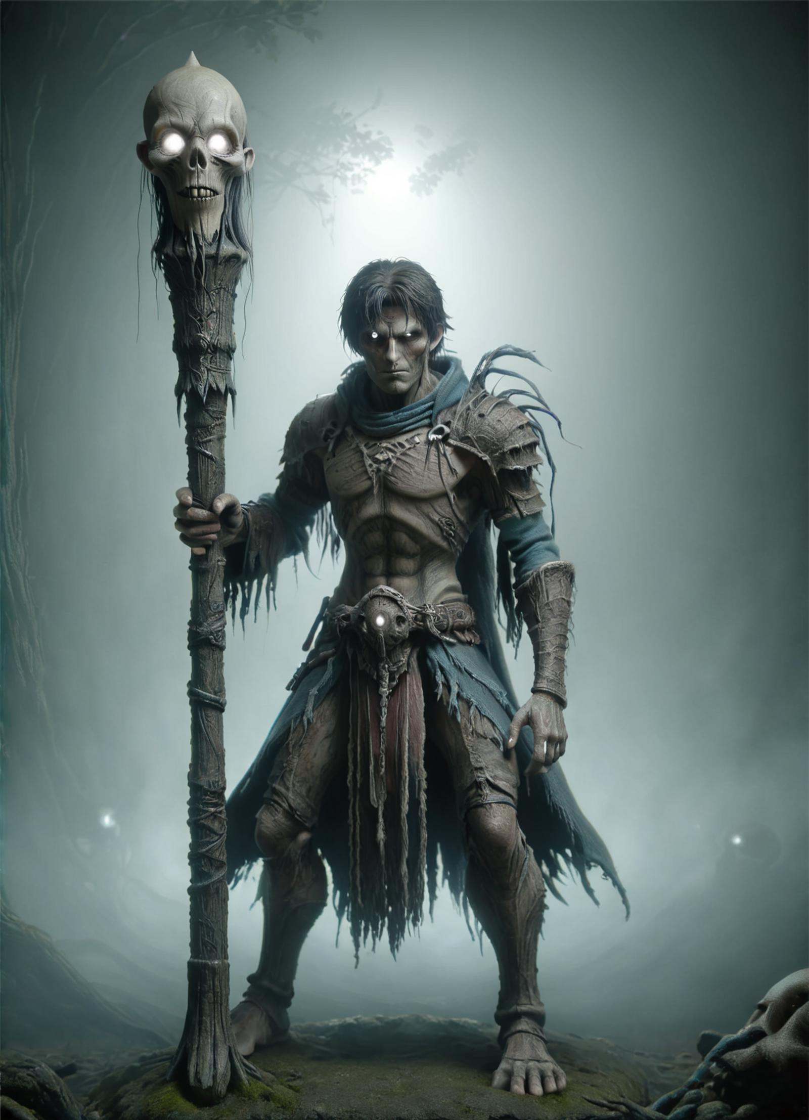 DonMV00d00XL homunculus,  male squire,  spellblade on Tensor.Art