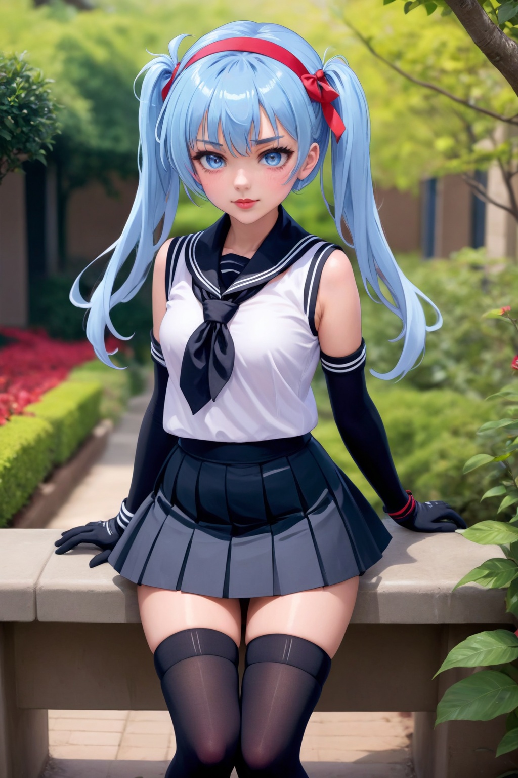1girl,  solo,  very long hair on Tensor.Art