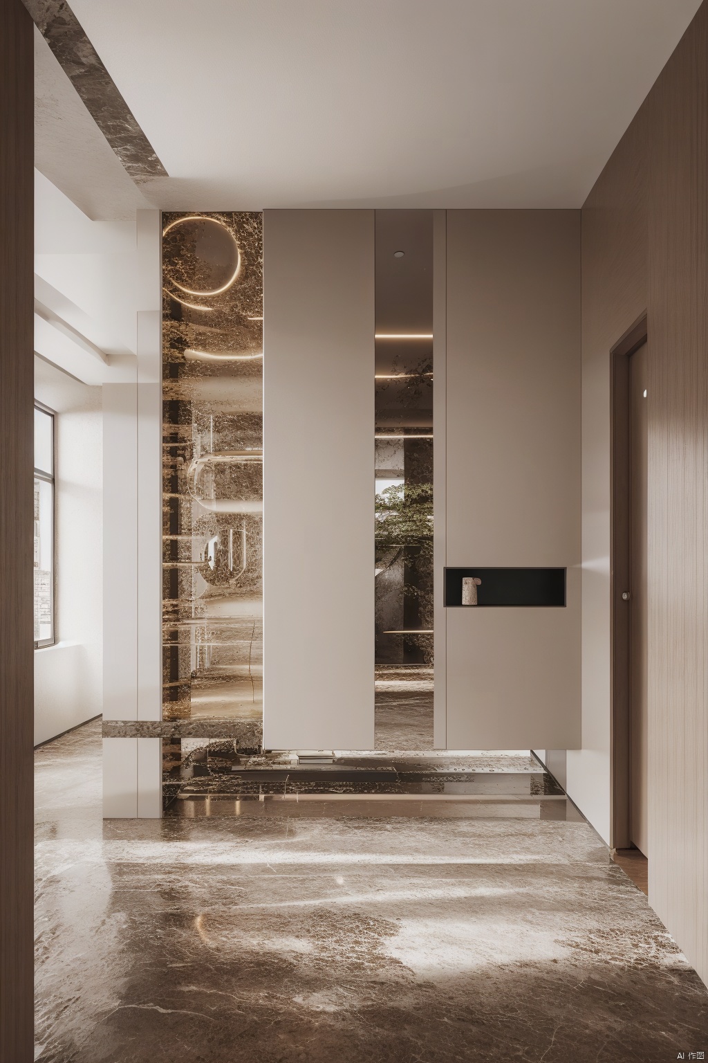 hallway,No one, bright, exquisite, HD, real world,