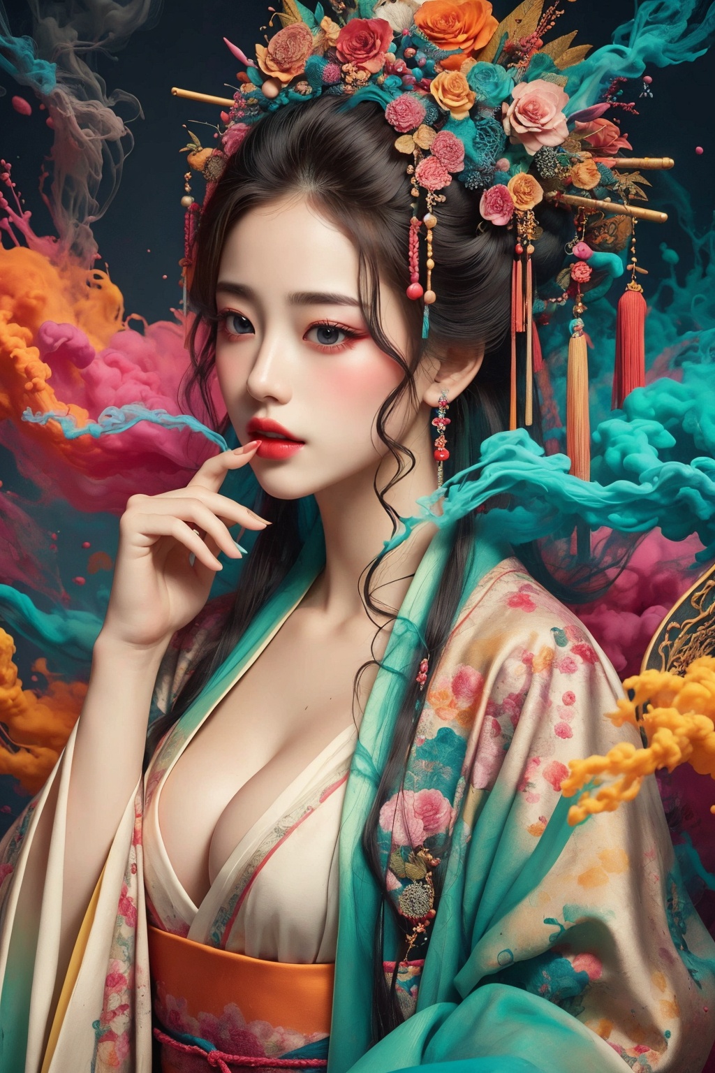 busty and sexy girl,  8k,  masterpiece on Tensor.Art