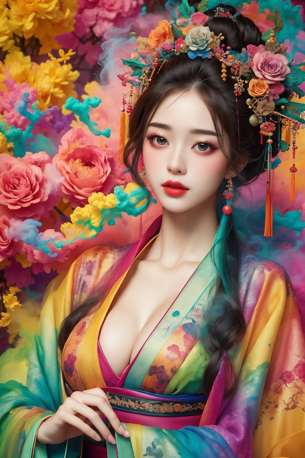 busty and sexy girl,  8k,  masterpiece on Tensor.Art