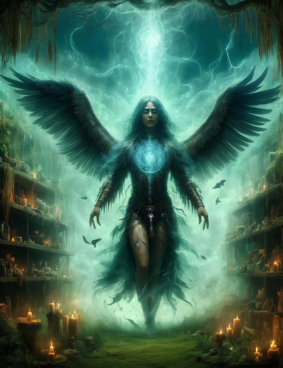 DonM50u13ff1g13 amazon,  supernatural mischievous spirit,  invisible by DonMischo on Tensor.Art