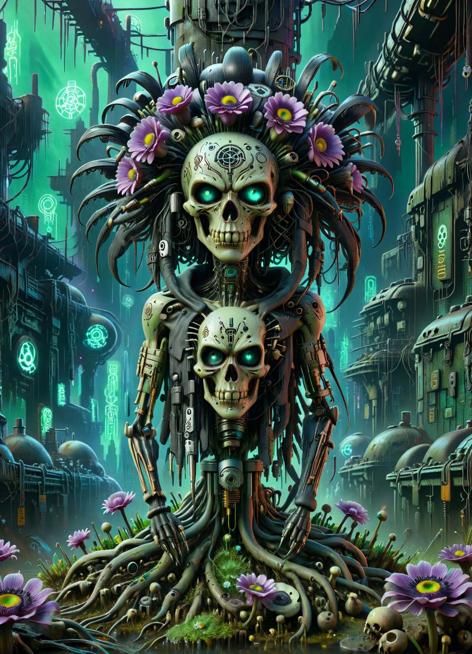 DonM50u13ff1g13XL cyberpunk metropolis,  anemone,  bog by DonMischo on Tensor.Art