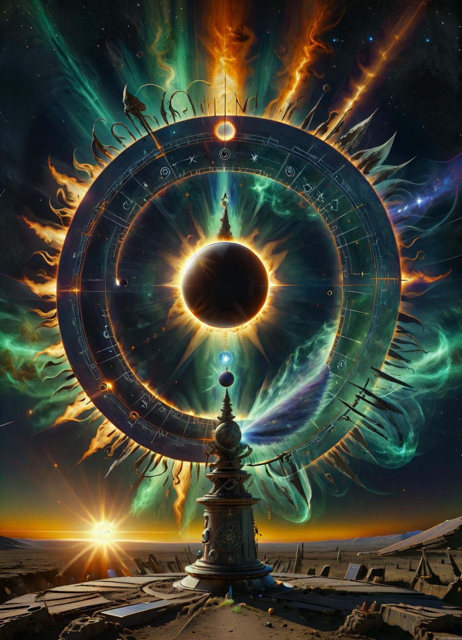 DonM50u13ff1g13XL celestial azimuth,  interplanetary,  equinox by DonMischo on Tensor.Art