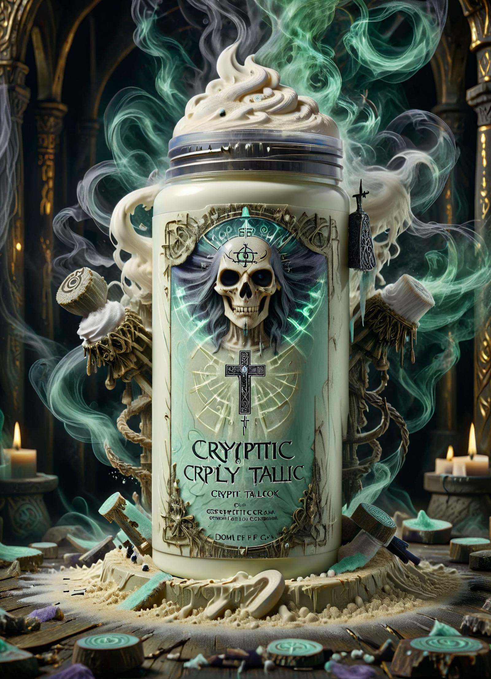 DonM50u13ff1g13XL cream cryptic holy talc by DonMischo on Tensor.Art