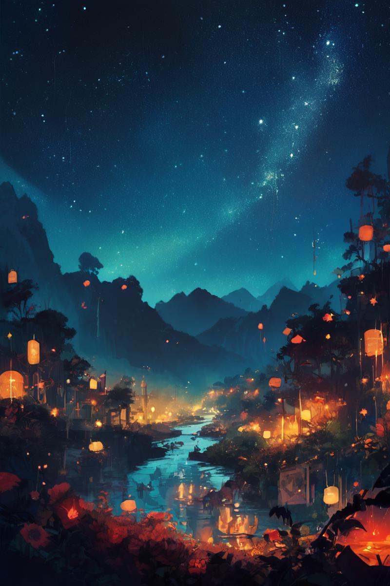 score_9,score_8_up,score_7_up,score_6_up,score_5_up,score_4_up,scenary, scenery,landscape,starry sky, sky, night, 4esthet1c, <lora:noc-AestheticScene_Pony:0.8>