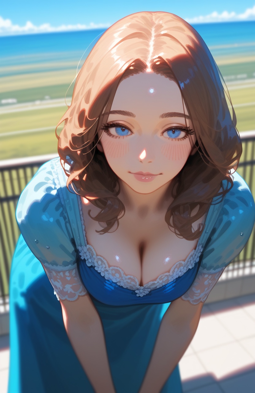 1girl,  realistic,  long curl hair on Tensor.Art