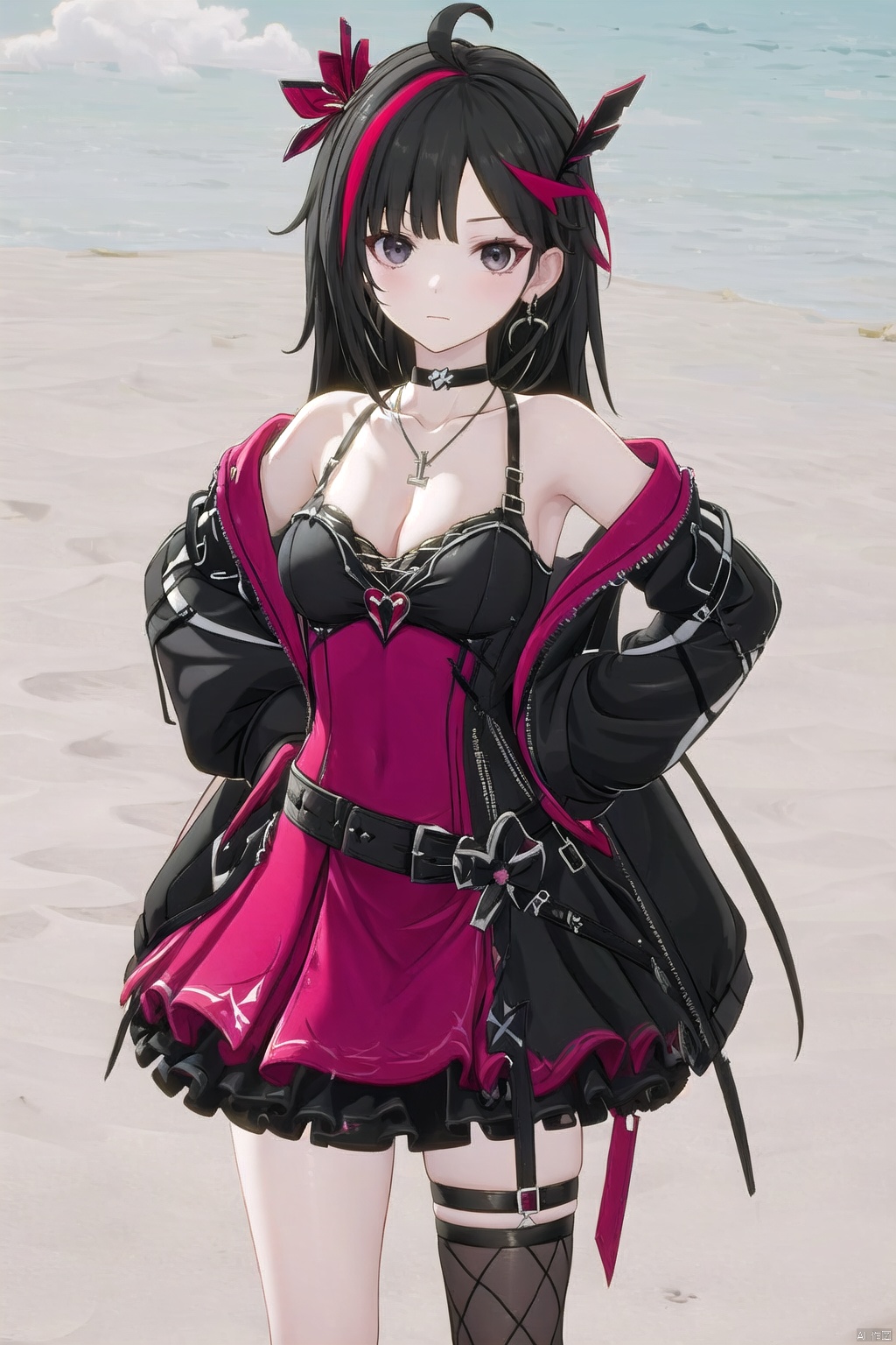 1girl,  solo,  long hair on Tensor.Art