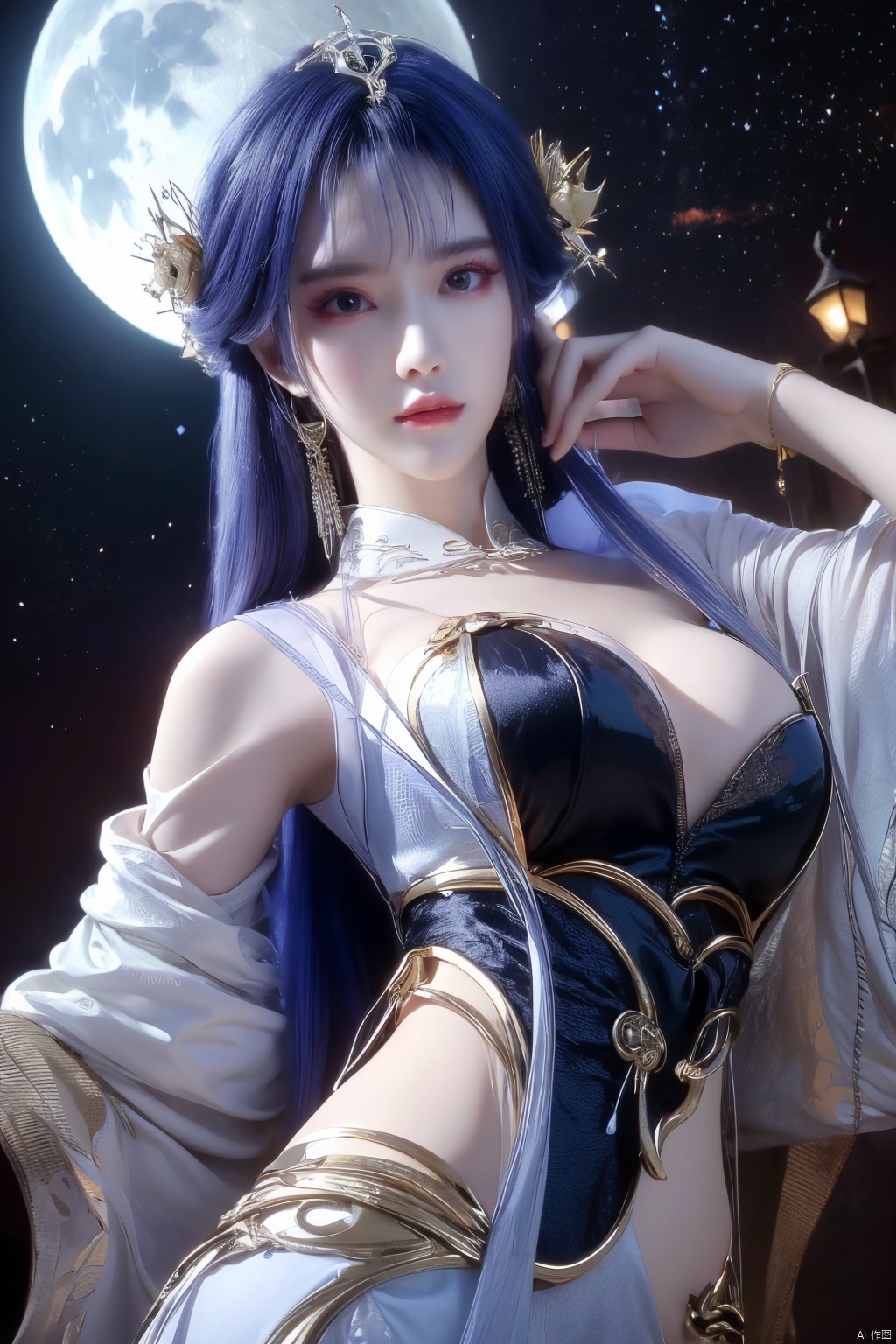 1girl,  Xtianqiong,  flower on Tensor.Art
