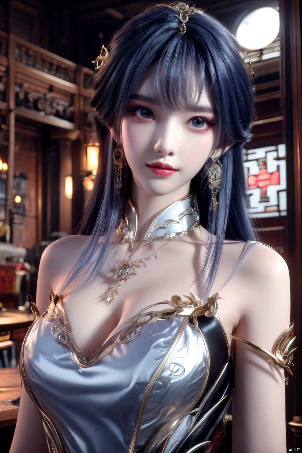 1girl,  Xtianqiong,  flower on Tensor.Art