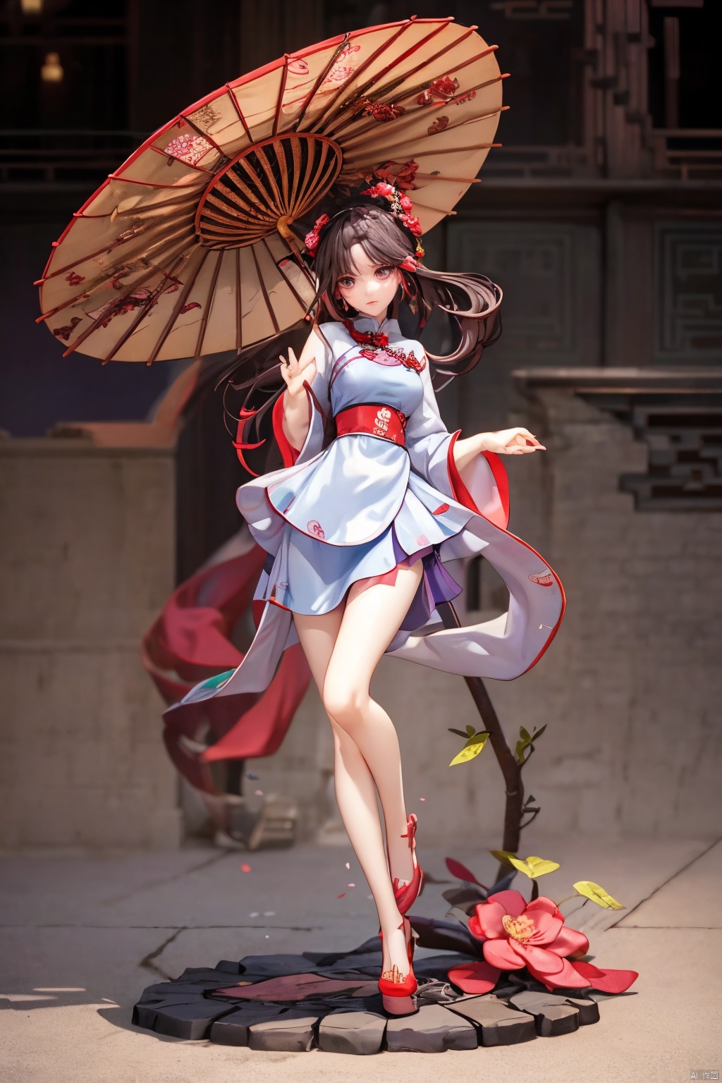 1girl,Chinese style figures,hanfu, Yunxiao_Fairy,Xcheongsam