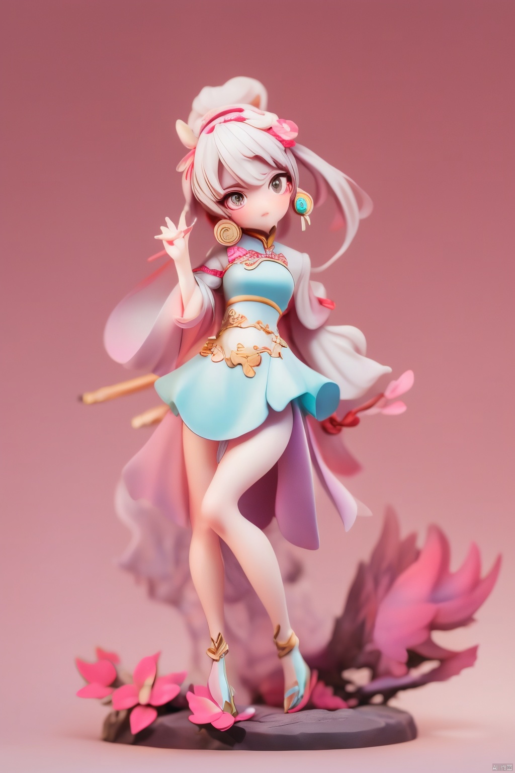1girl,Chinese style figures,hanfu, Yunxiao_Fairy,Xcheongsam