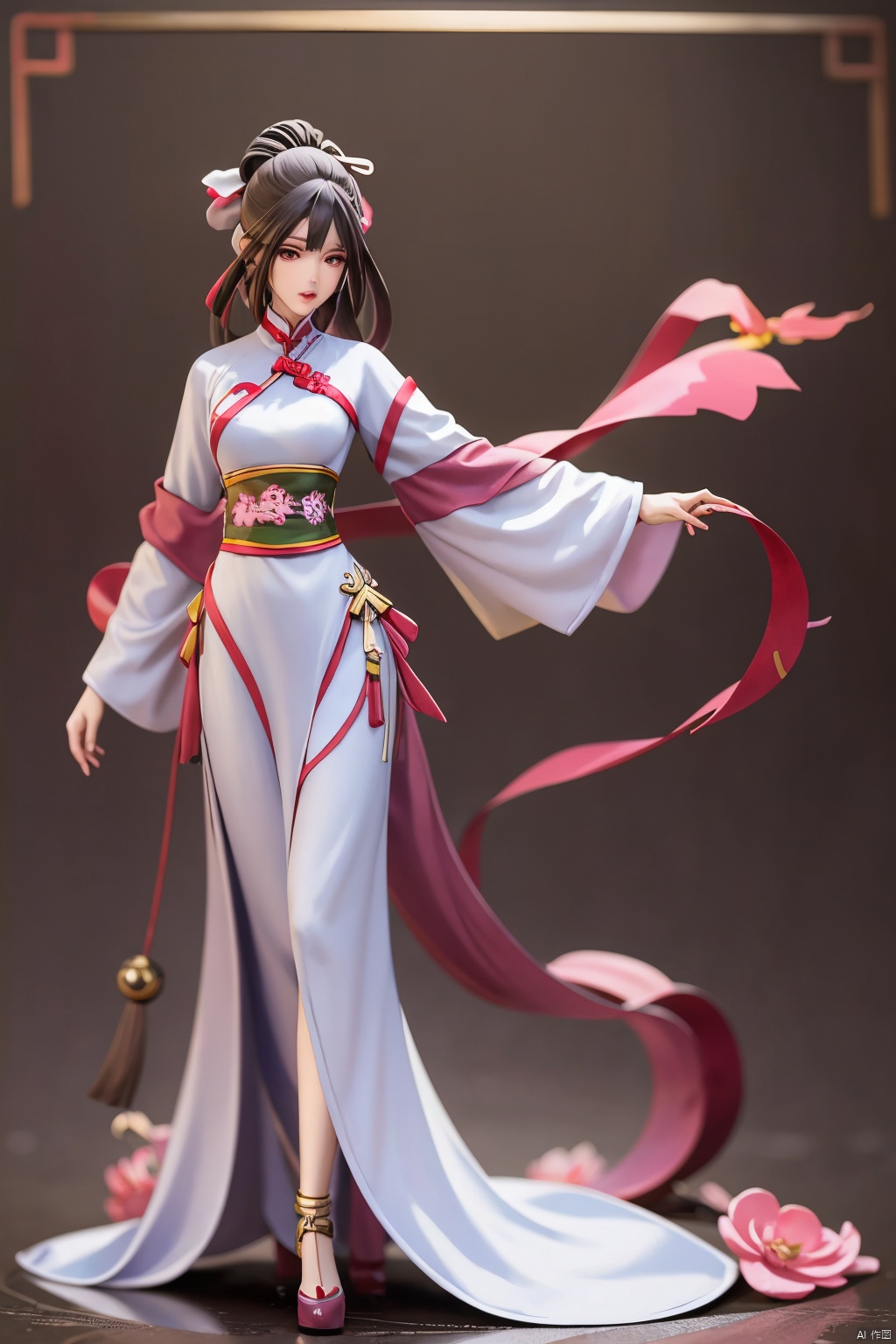 1girl,Chinese style figures,hanfu, Yunxiao_Fairy,Xcheongsam