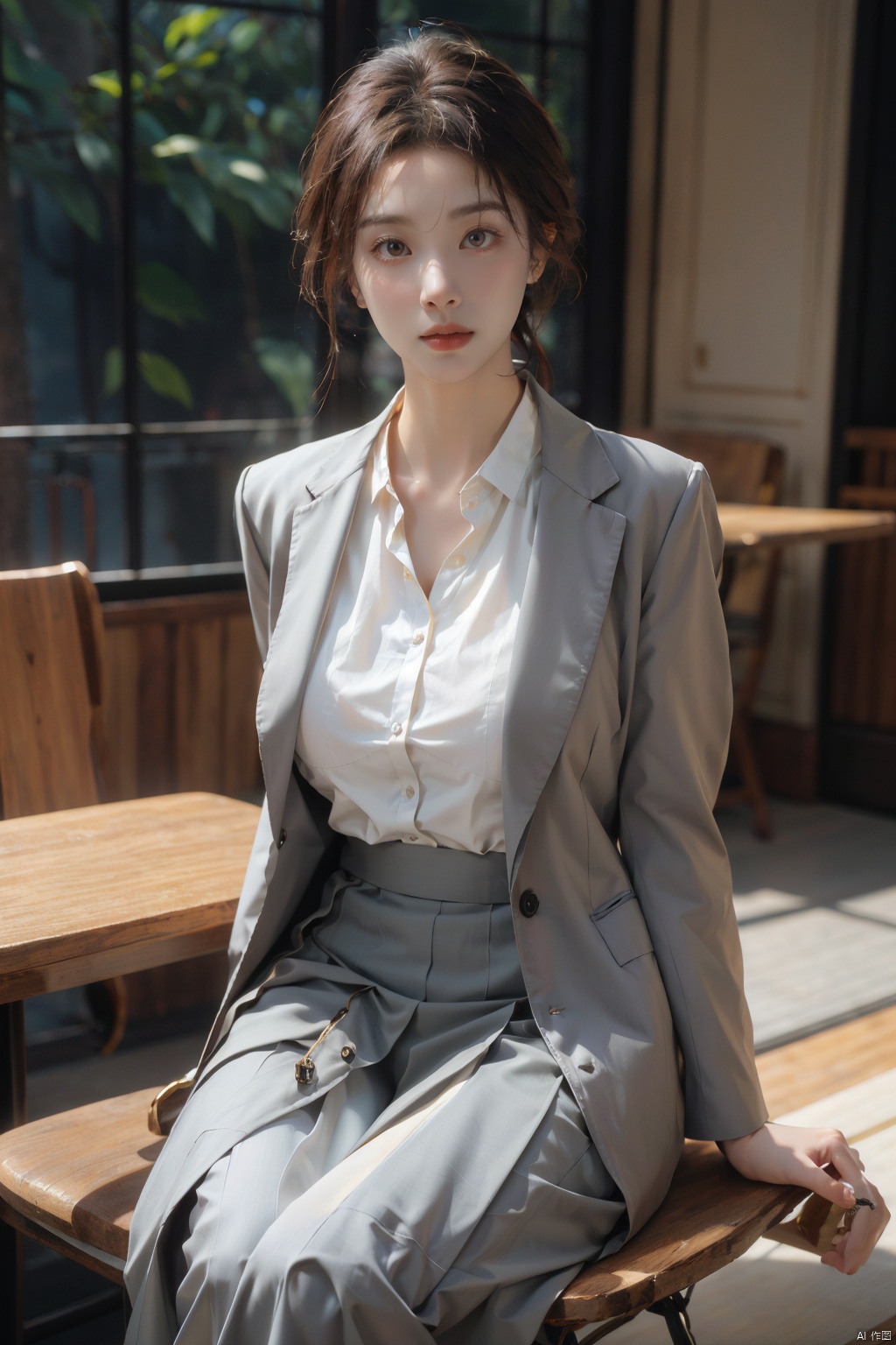  masterpiece,bestquality,realistic,8k,officialart,ultrahighres,school uniforms,1girl, Light master,Xlongni,X-Hydrangea, desert_sky, Yunxiao_Fairy,,(big_breasts:1.29),moyou,depth of field