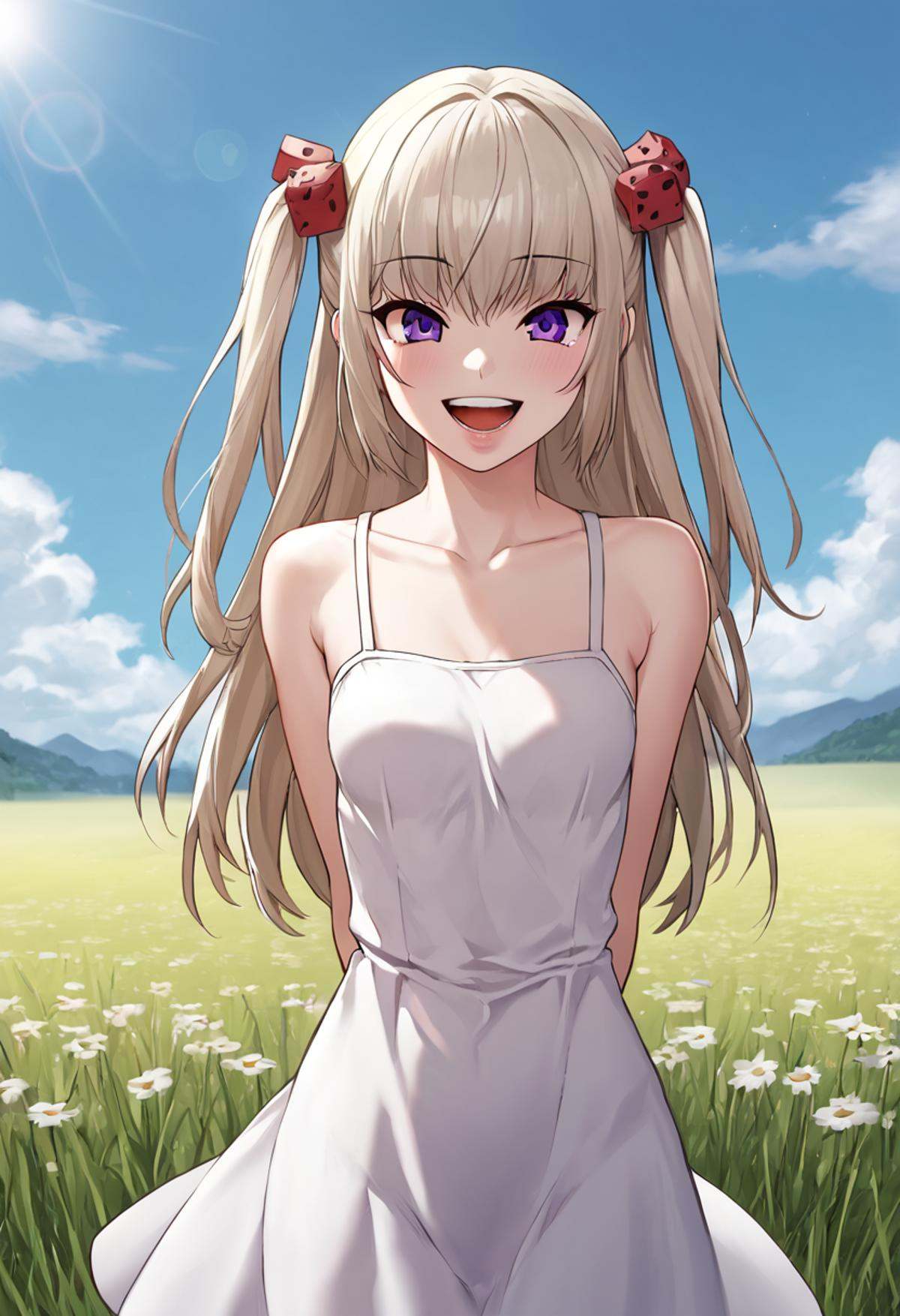 joo_ra_mi,  purple eyes,  long hair on Tensor.Art