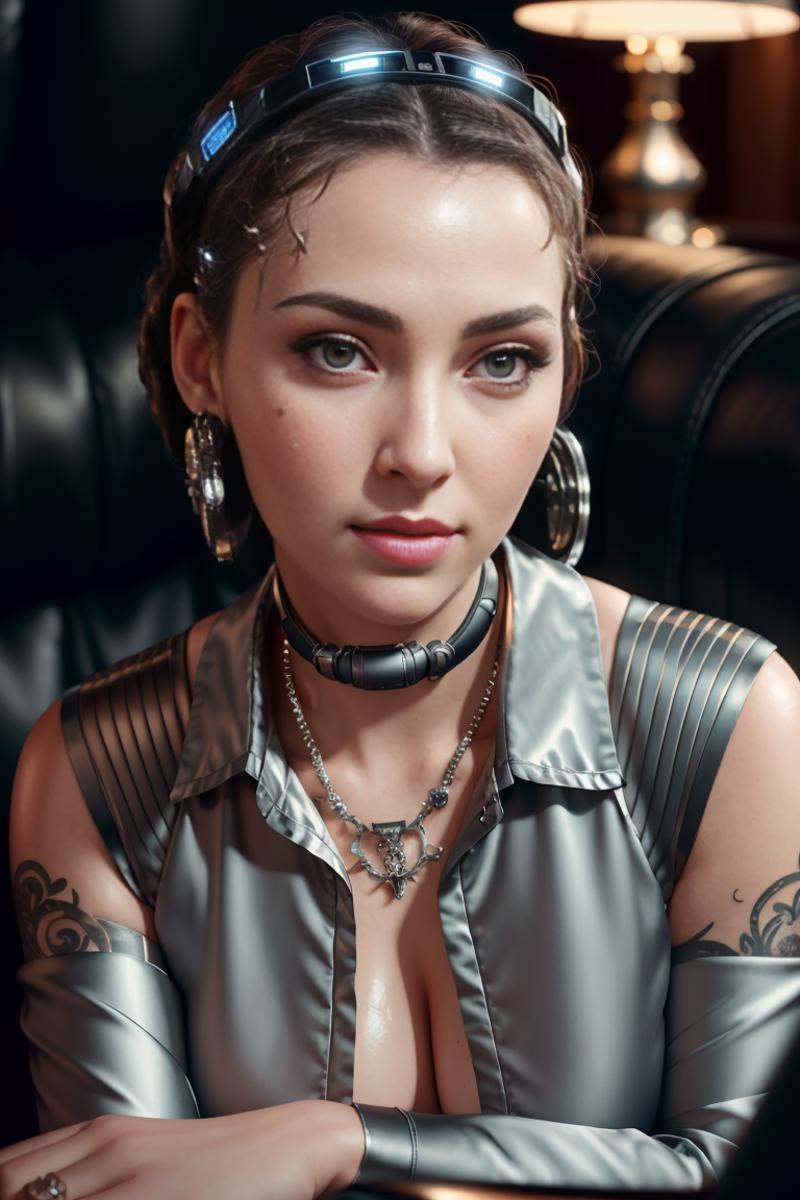 [Cyberpunk:Steampunk:16],  High detail RAW color Photo,  closeup shot on Tensor.Art