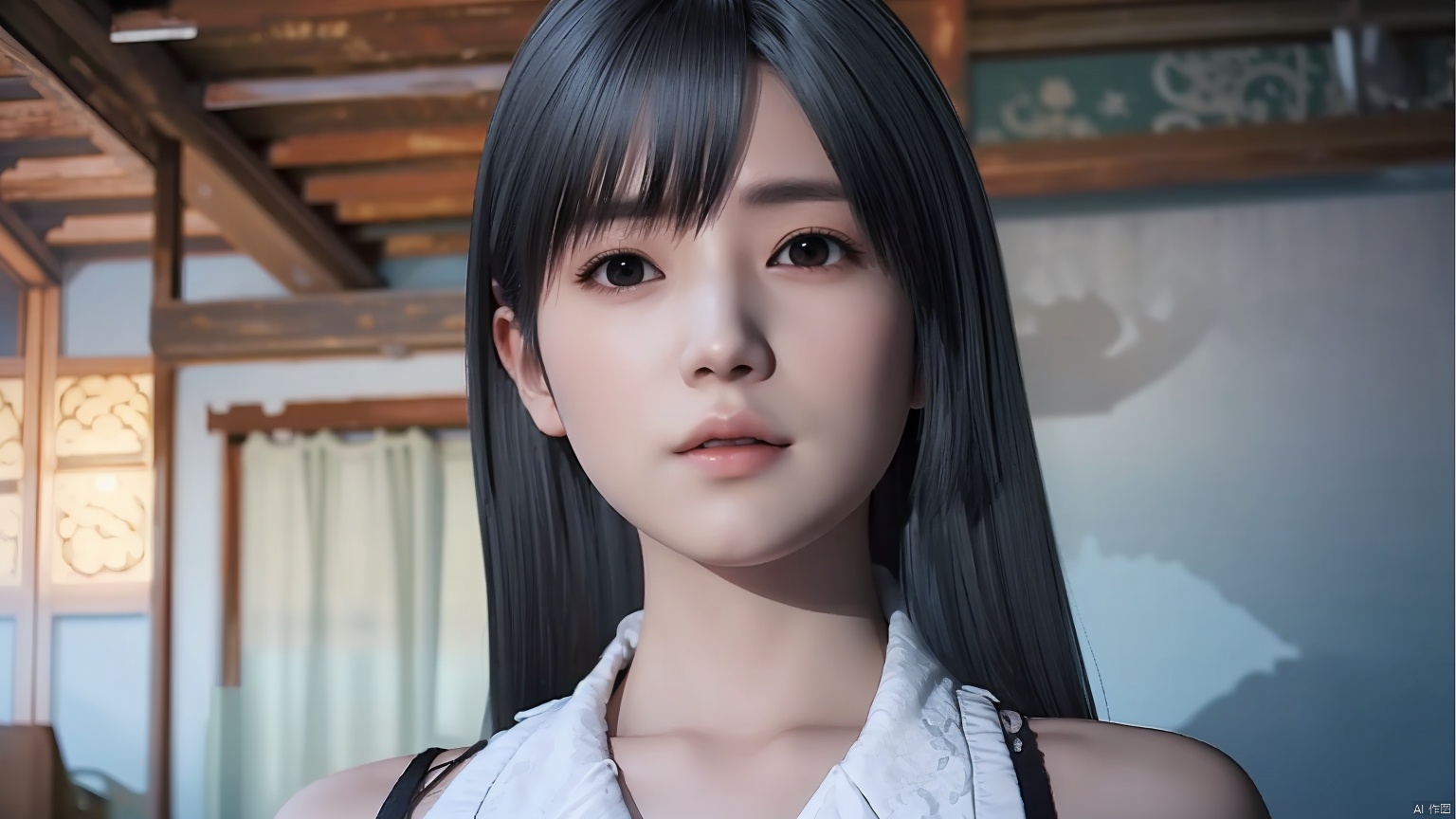 cxshenyu, 1girl, solo, upper body, realistic,masterpiece,best quality,(photorealistic:1.4),(ultra detailed:1.3)