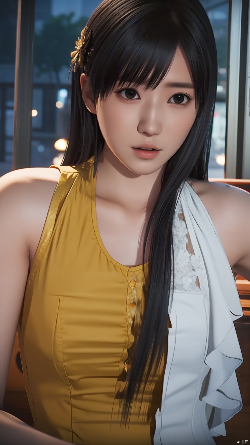 cxshenyu, 1girl, solo, cowboy shot, realistic,masterpiece,best quality,(photorealistic:1.4),(ultra detailed:1.3)