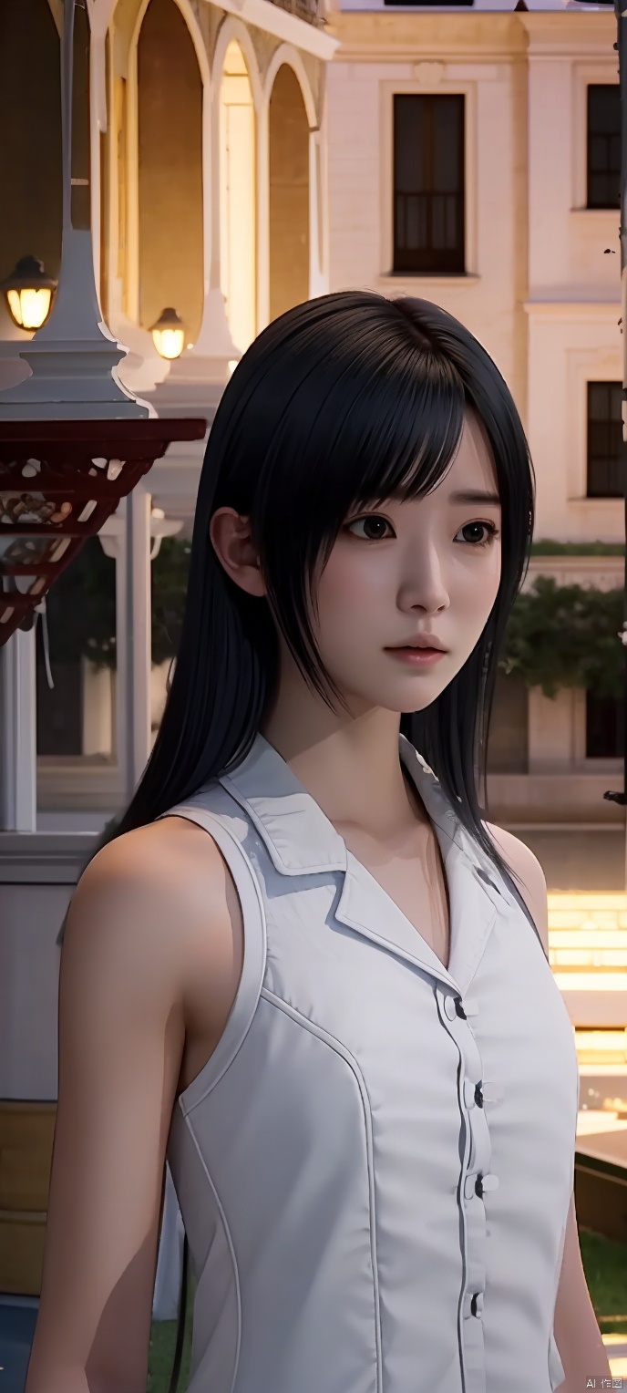 cxshenyu, 1girl, solo, cowboy shot, realistic,masterpiece,best quality,(photorealistic:1.4),(ultra detailed:1.3)