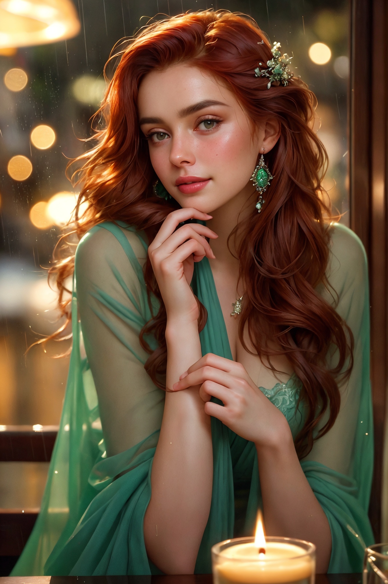 closeup face,  stunningly beautiful (((extremely innocent face ))),  wild hair on Tensor.Art