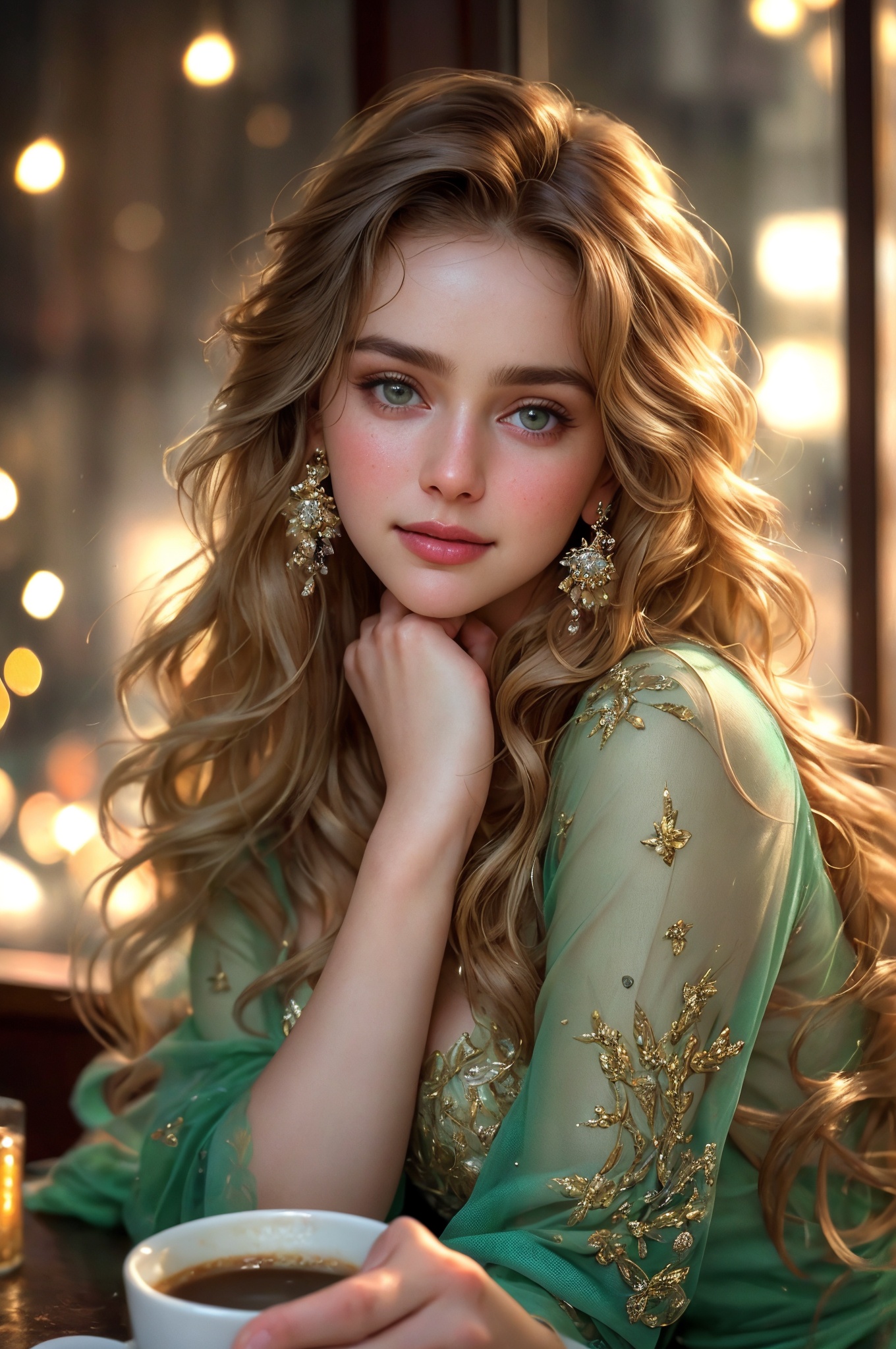 closeup face,  stunningly beautiful (((extremely innocent face ))),  wild hair on Tensor.Art