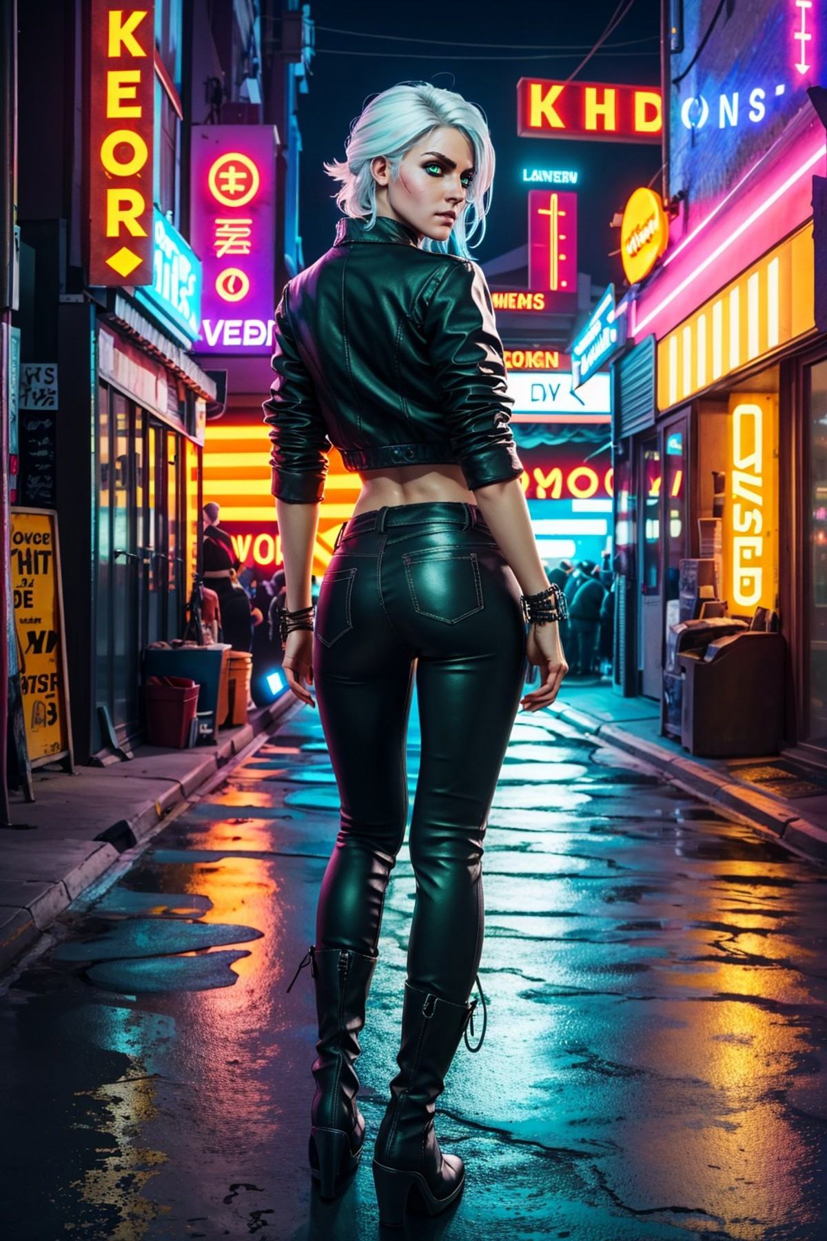 ciriW3_soul3142,  street,  neon on Tensor.Art