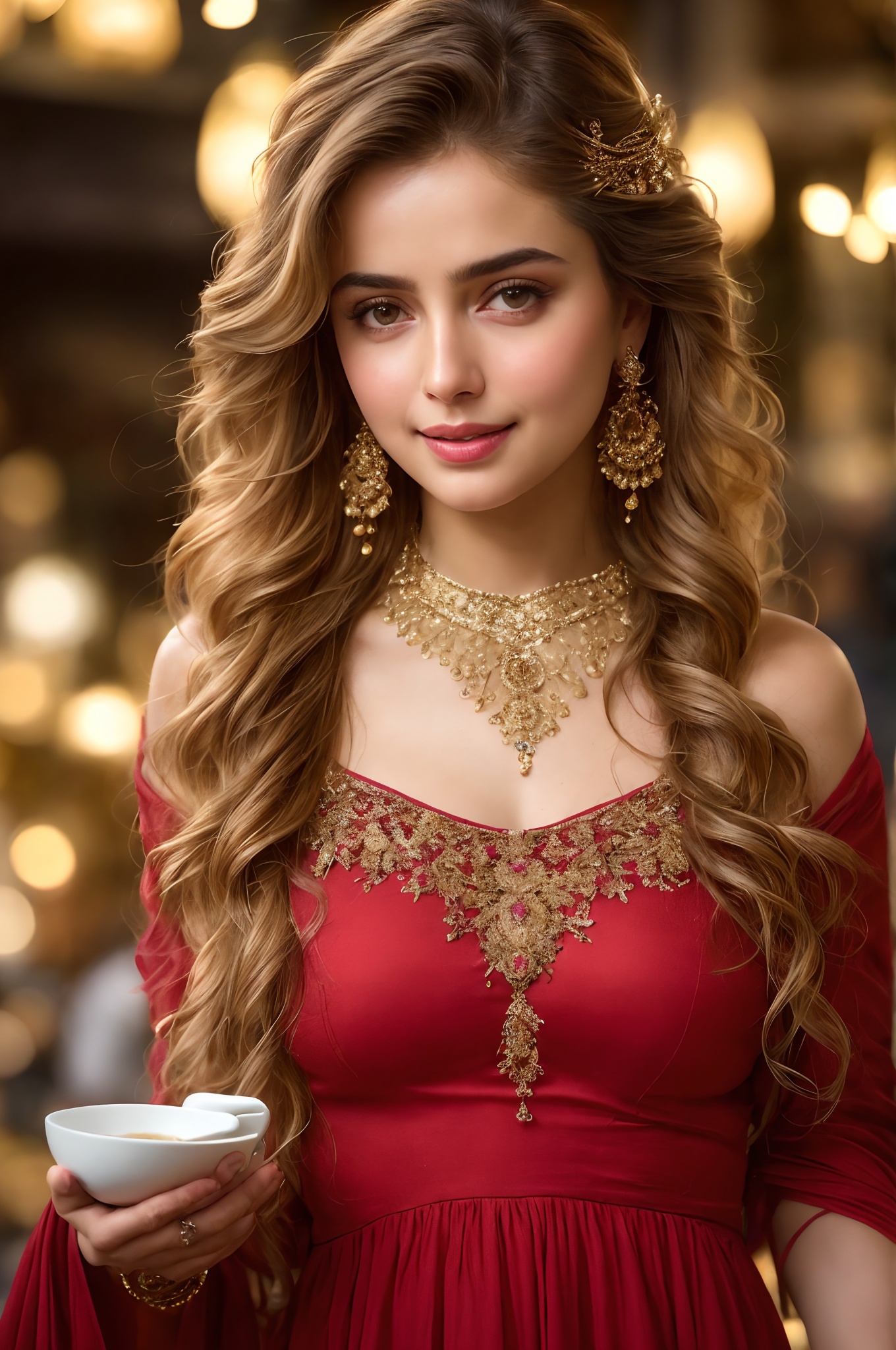 )),  stunningly beautiful "bollywood" (((extremely innocent face ))),  wild hair on Tensor.Art