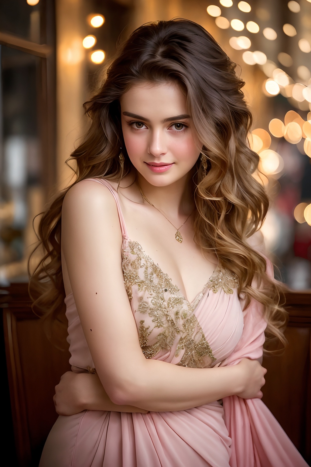 )),  stunningly beautiful (((extremely innocent face ))),  wild hair on Tensor.Art
